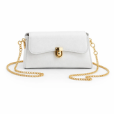 Luxury Women’s Mini Shoulder Bag with Gold Lock & Chain Strap