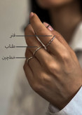 Handmade 925 Sterling Silver Minimal Rings Set – Rope, Spring & Dotted Design (Unplated)