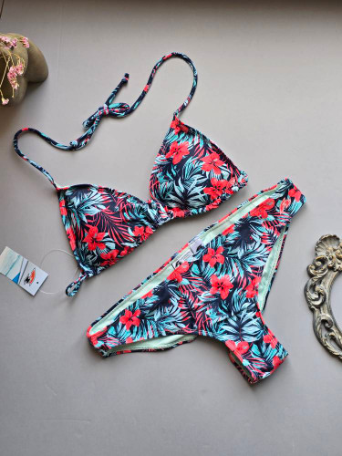 Crivit German Tropical Print Bikini – Size 40