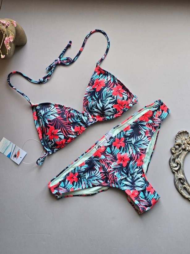 Crivit German Tropical Print Bikini – Size 40