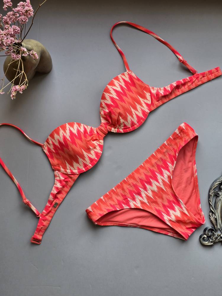 ALDI German Women’s Patterned Bikini Set – Size 34–38