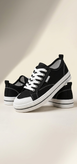 Women’s Canvas All‑Star Sneakers – PU Sole, True to Size (37–40)