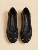 Women’s Lace Ballerina Flats – Elegant Black Casual & Formal Shoes