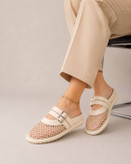 Women’s Lace Mule Sandals – Lightweight Backless Comfortable Design