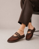 Women’s Lace Mule Sandals – Lightweight Backless Comfortable Design