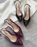 Women’s “Lavin” Slingback Block Heels – 5cm Comfort Office & Party Shoes