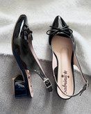 Women’s “Lavin” Slingback Block Heels – 5cm Comfort Office & Party Shoes