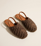 Muya Raffia Women’s Slingback Sandals with PU Sole