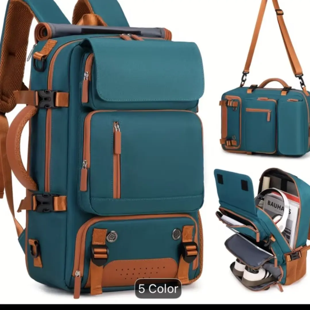 Expandable Multi-Compartment Travel Backpack with Shoe Compartment – Code 139
