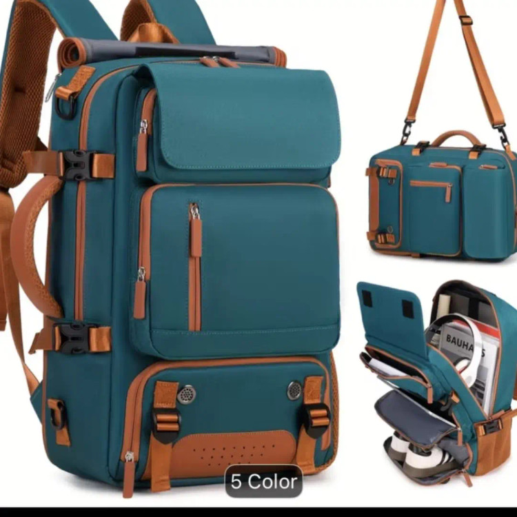 Expandable Multi-Compartment Travel Backpack with Shoe Compartment – Code 139