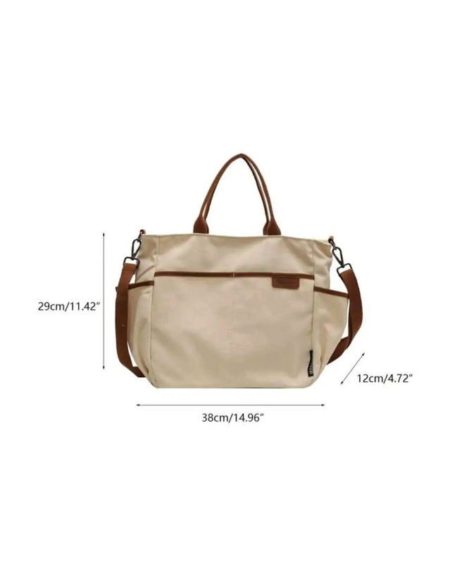 کیف توت (Tote) چندکاره وارداتی مدل بزرگ؛ ۸ فضای تفکیکشده (کد ۴۴)