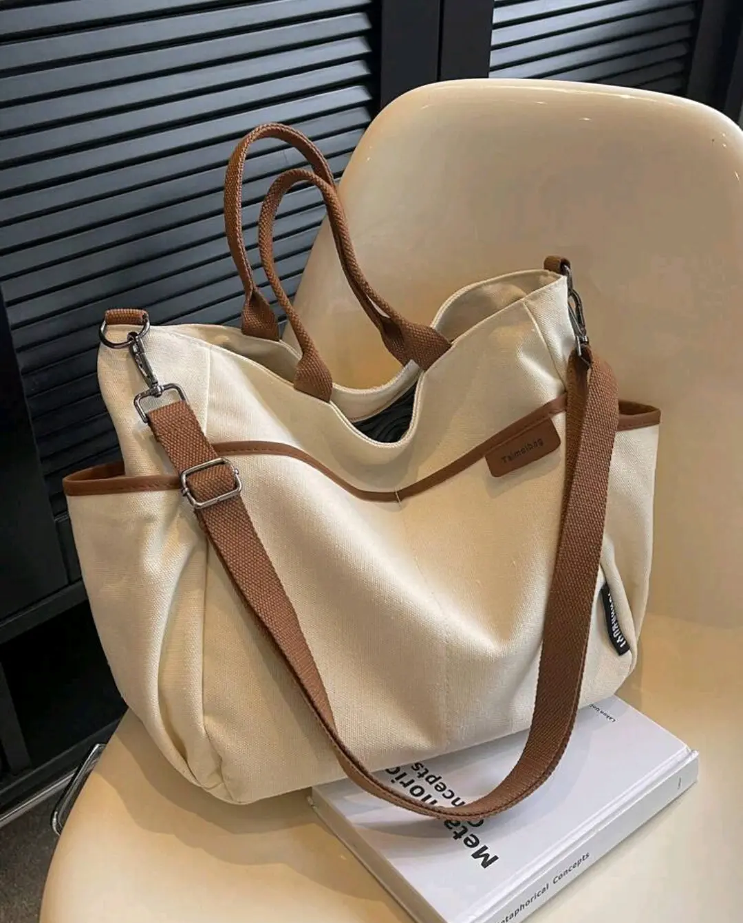 کیف توت (Tote) چندکاره وارداتی مدل بزرگ؛ ۸ فضای تفکیک‌شده (کد ۴۴)