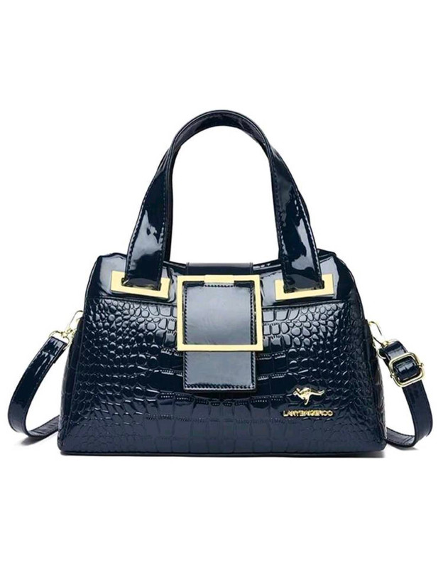 کیف دوشی و دستی زنانه بلونا (BELLONA)؛ مدل باگتی جادار با یراق طلایی