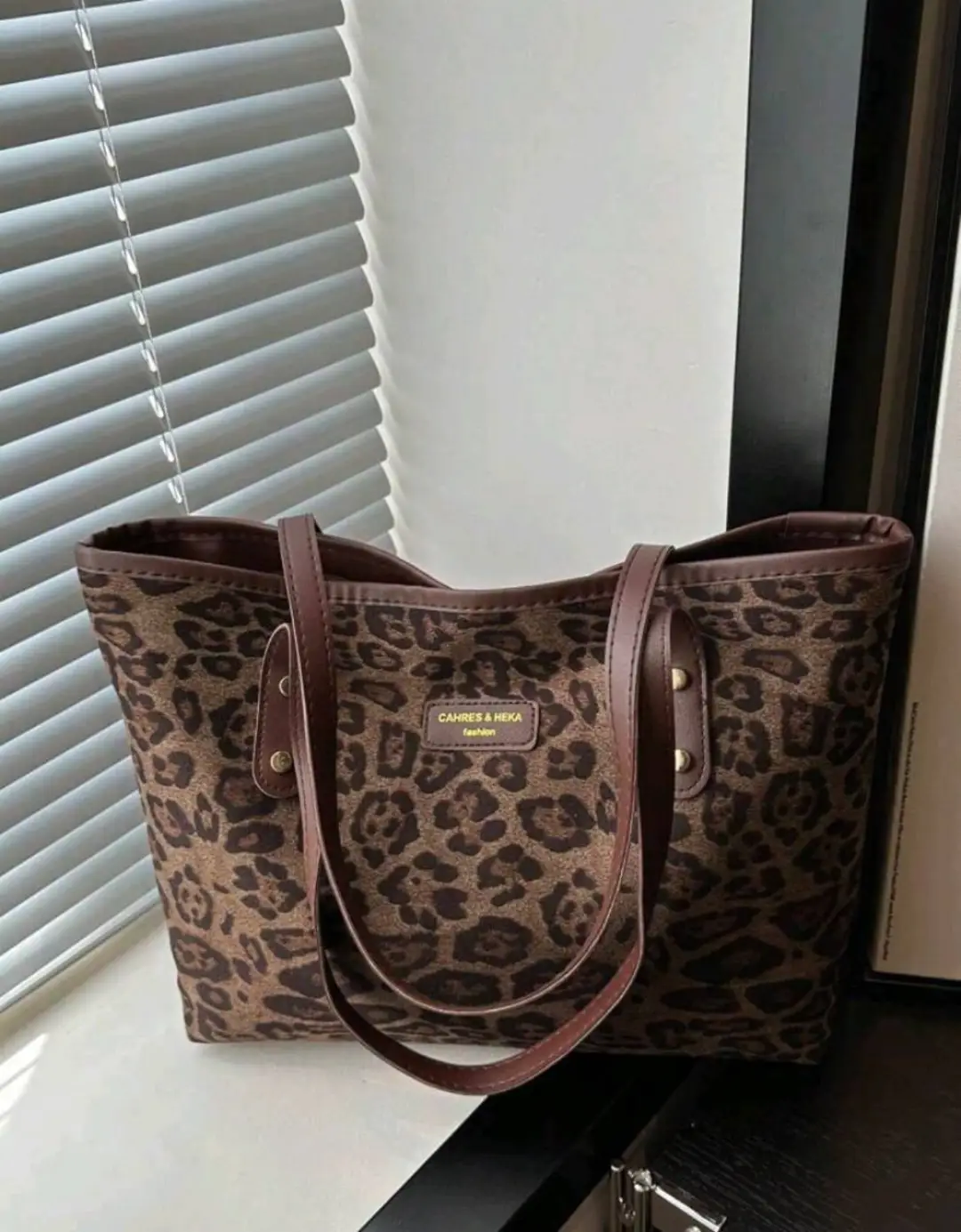 Imported Leopard Print Tote Bag | Code 26