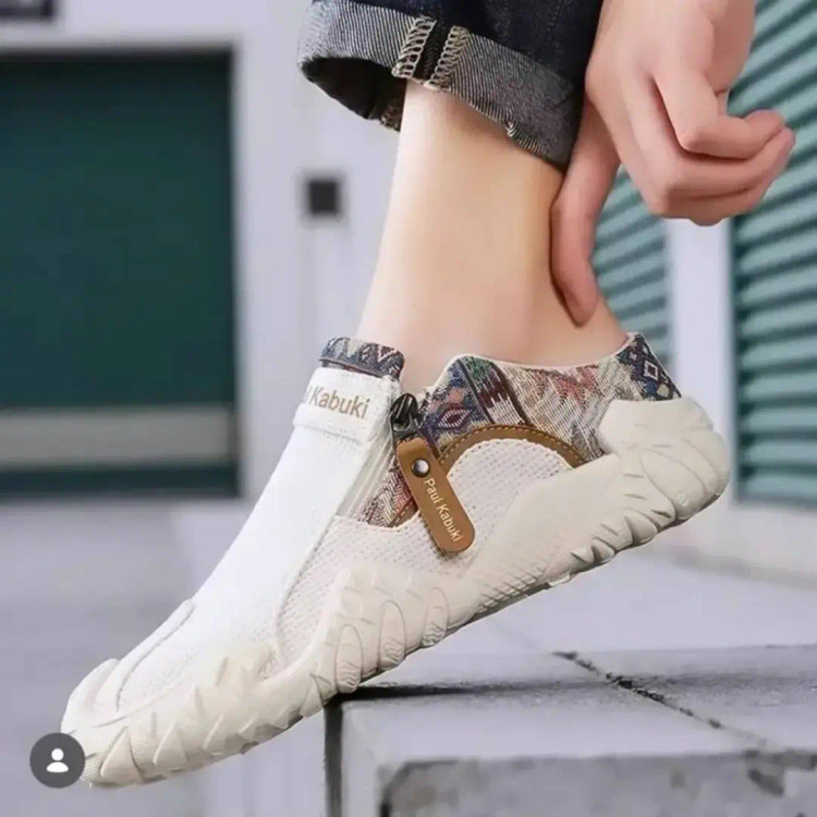 Imported Women’s Casual Slip-On Sneakers with Side Zipper | Code 117