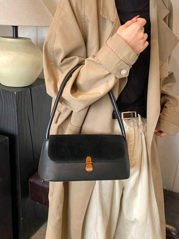 کیف دستی زنانه کد ۵۱ | مدل باگتی لئوپارد دستهقوسی