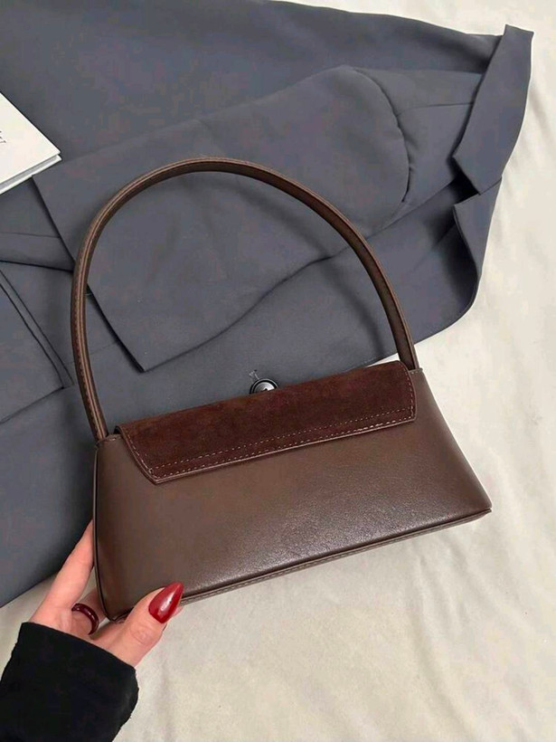 کیف دستی زنانه کد ۵۱ | مدل باگتی لئوپارد دستهقوسی